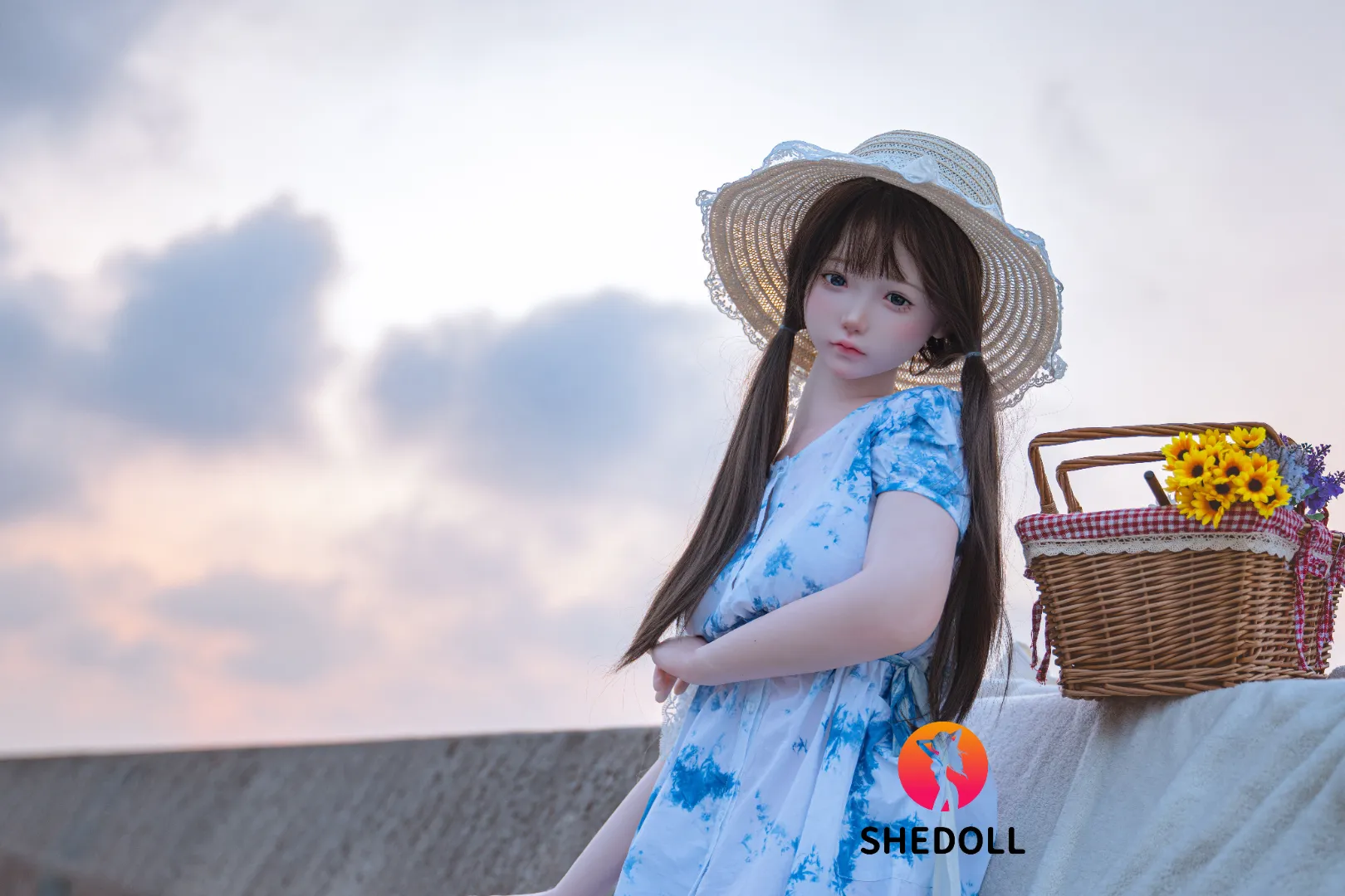 SHEDOLL Belle 150cm Patung Seks Silikon Premium